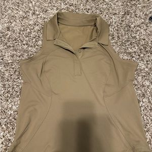 Lululemon “quick dry sleeveless polo”